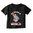thumbnail image 1 of Basketball Game is out of this World Toddler Boy Girl T Shirt Infant Toddler Brisco Brands 6M, 1 of 6