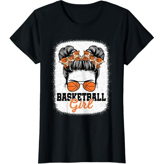 Basketball Girl Cute Basketball Player Women Girls T-Shirt