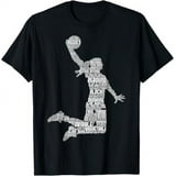 Basketball Girl Women Kids Girls T-Shirt - Walmart.com