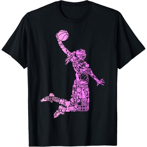 Basketball Girl Women Kids T-Shirt