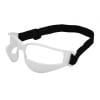 Basketball Glasses Dribbling Specs, Adjustable Elastic Strap Durable Goggles Women Men Adult Protective Team Training Aid Safety Eyewear White