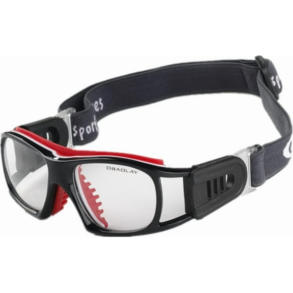 Basketball Goggles, Anti-Fog Sports Glasses Racquetball Football Protective Eyewear with Adjustable Strap for Adults