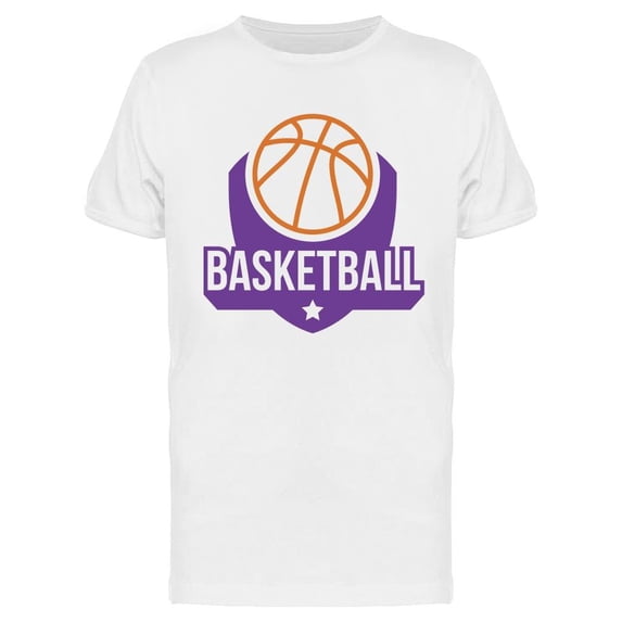 Basketball Graphic T-Shirt Men -Image by Shutterstock, Male Large