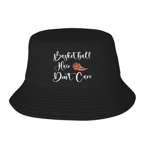 Basketball Hair Don'T Care Bucket Hat For Womens And Mens Outdoor Beach Fisherman Hat Sun Hat