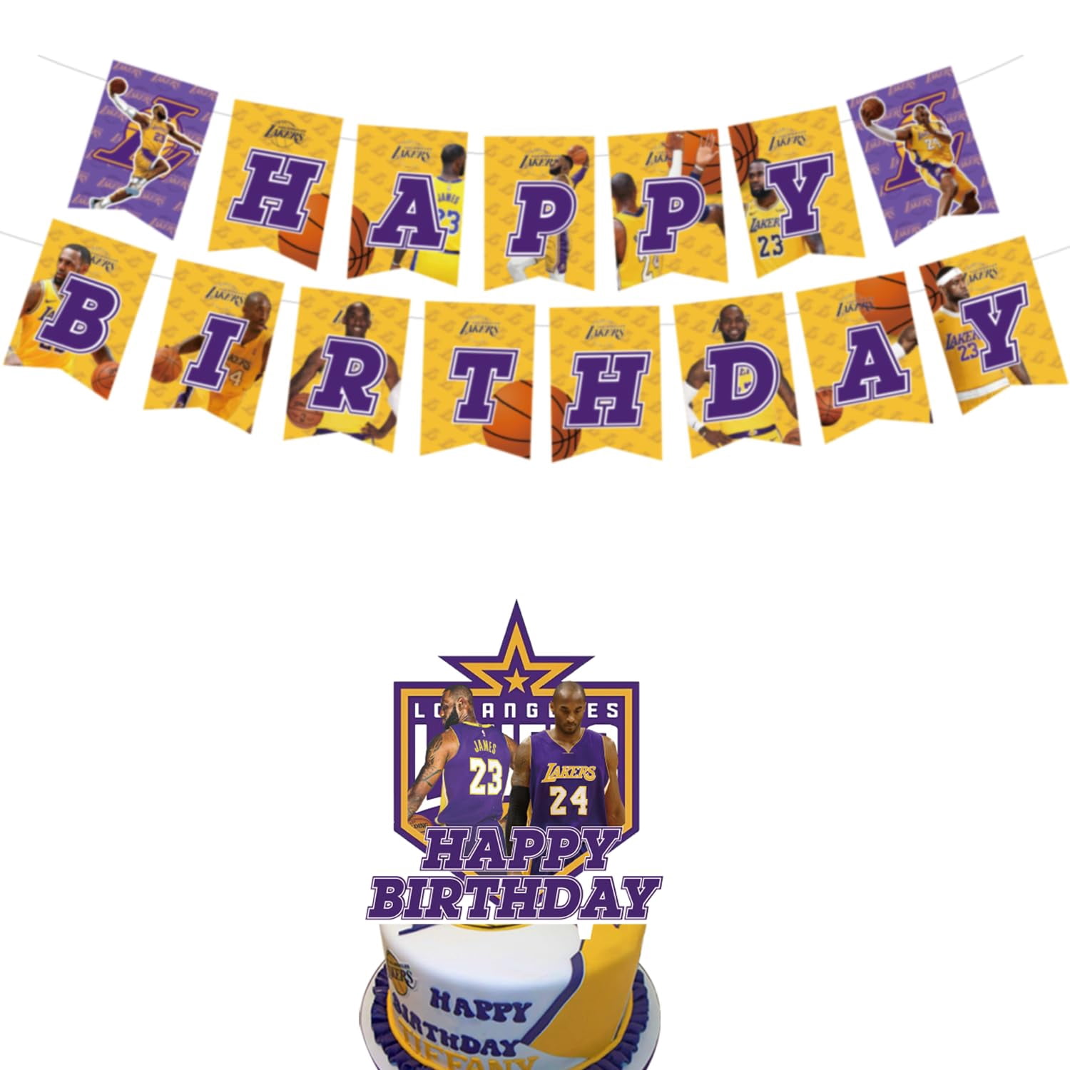 Basketball Happy Birthday Banner – 178 X 114 Cm Großer Party-Hintergrund Für Indoor & Outdoor Dekoration