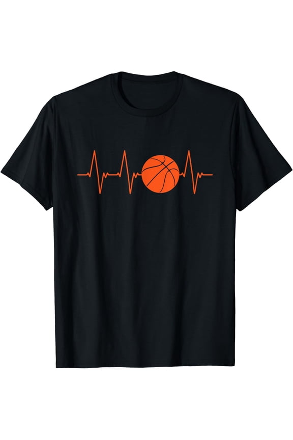 Basketball Heartbeat BBall Gift T-Shirt