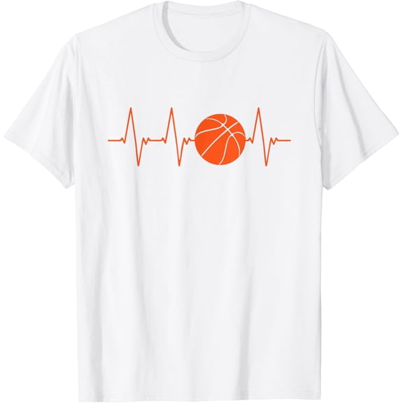 Basketball Heartbeat BBall Gift T-Shirt