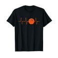 thumbnail image 1 of Basketball Heartbeat Ball Gift T-Shirt, 1 of 5
