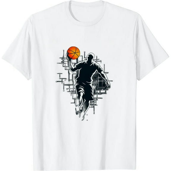 Basketball Heartbeat Shirts for Men and Boys T-Shirt