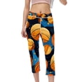 Basketball High Waist Capris Women Leggings Yoga Pants Running Fitness