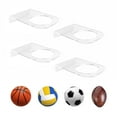 thumbnail image 1 of Basketball Holder Wall Mount, Acrylic Football Display Rack Invisible Clear Ball Hanger Storage Stand, for Soccer, Basketball, Volleyball, Rugby, Football, 1 of 6