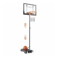 thumbnail image 1 of Basketball Hoop 5-7ft Adjustable, Portable Basketball Goal System - 32 Inch Backboard, Wheels & Base, Kids/Adults Outdoor Indoor, 1 of 7