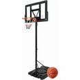 thumbnail image 1 of Basketball Hoop, Adjustable Outdoor Basketball Hoop, 4-10FT Portable Basketball Goal System with Enlarged Base and PC Backboard for Adult in Backyard/Driveway, 1 of 9
