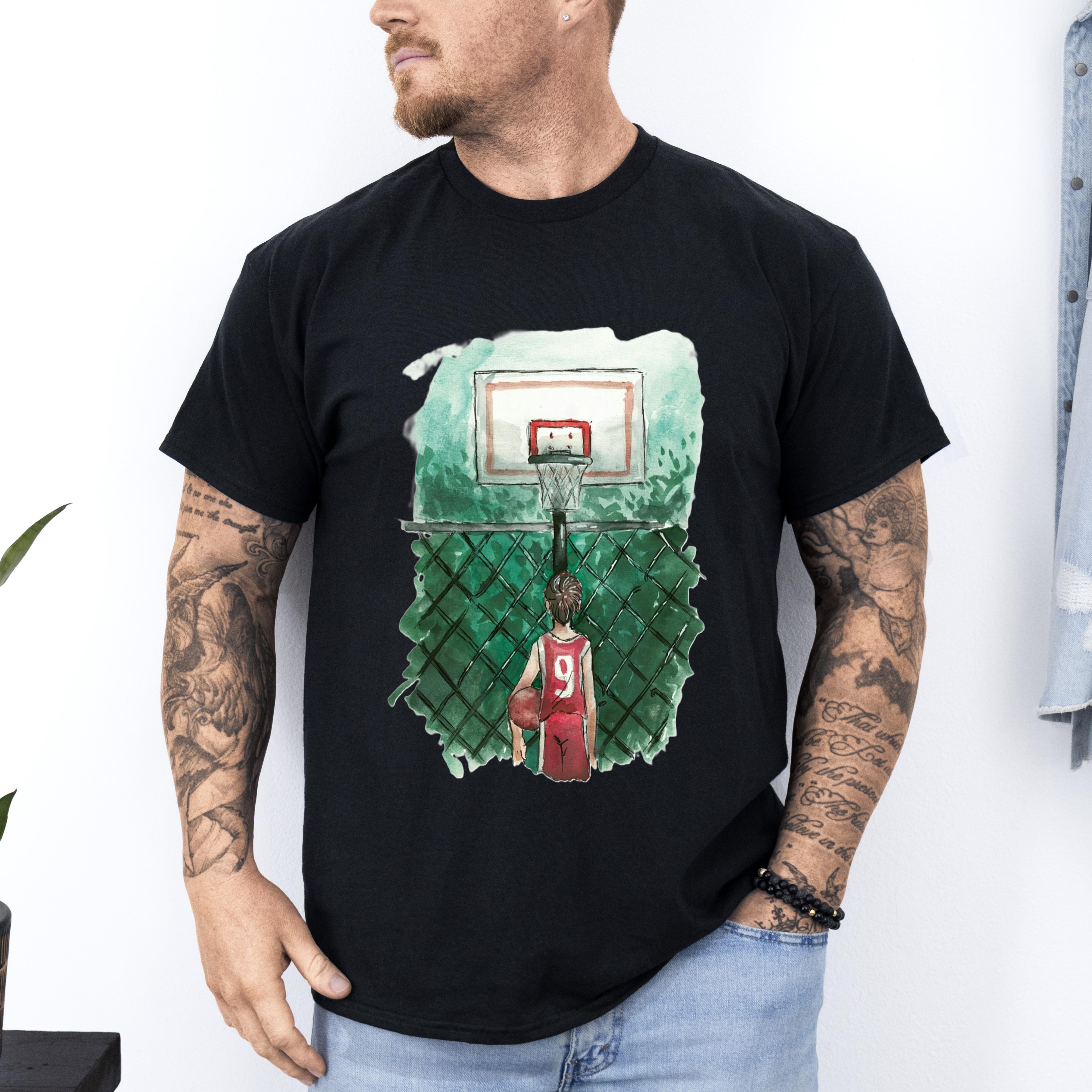 Basketball Hoop Dreams T-SHIRT/SWEATSHIRT/HOODIE - Sports Graphic Tee ,PureTeeWM147 NEW BRAND 