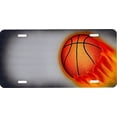 thumbnail image 1 of Basketball Hoop Offset On Blue Free Names on this Plate, 1 of 1
