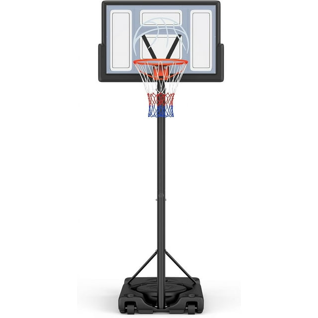 Basketball Hoop Outdoor 10ft Adjustable, Portable Basketball Hoop Goal