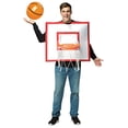 thumbnail image 1 of Basketball Hoop with Ball Men's Adult Halloween Costume, One Size, (40-46), 1 of 2