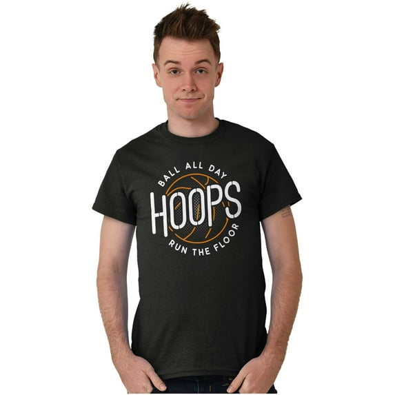 Basketball Hoops Jock Ball All Day Men's Graphic T Shirt Tees Brisco Brands S