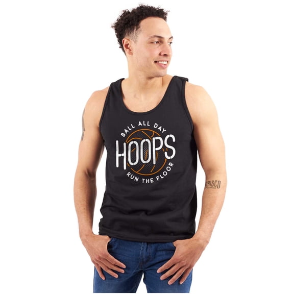 Basketball Hoops Jock Ball All Day Tank Top Sleeveless Tee Men Brisco Brands S