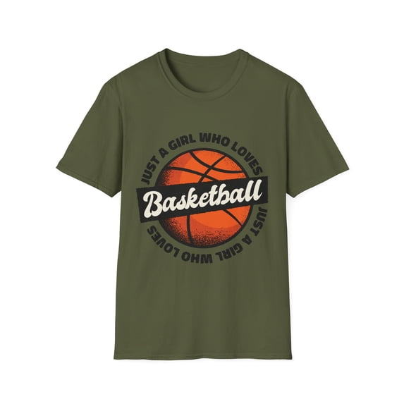 Basketball Hoops Sports Lover Women Girls Novelty Tshirt