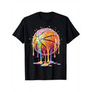 Basketball Ice Cream Drip For Boys Youth Basketball T-Shirt For Boys Fashion Bottoming Shirt Breath kids T-Shirt
