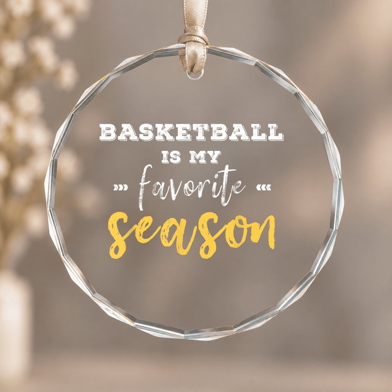 Basketball Is My Favorite Season Basketball Player Ornament, Home Decor ...