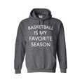 thumbnail image 1 of Basketball Is My Favorite Season Unisex Hoodie-Dark Heather-xl, 1 of 4