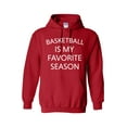 thumbnail image 1 of Basketball Is My Favorite Season Unisex Hoodie-Red-large, 1 of 4