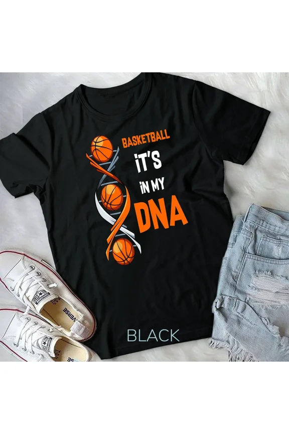 Basketball It'S In My Dna Player Team Sport Unisex T-Shirt