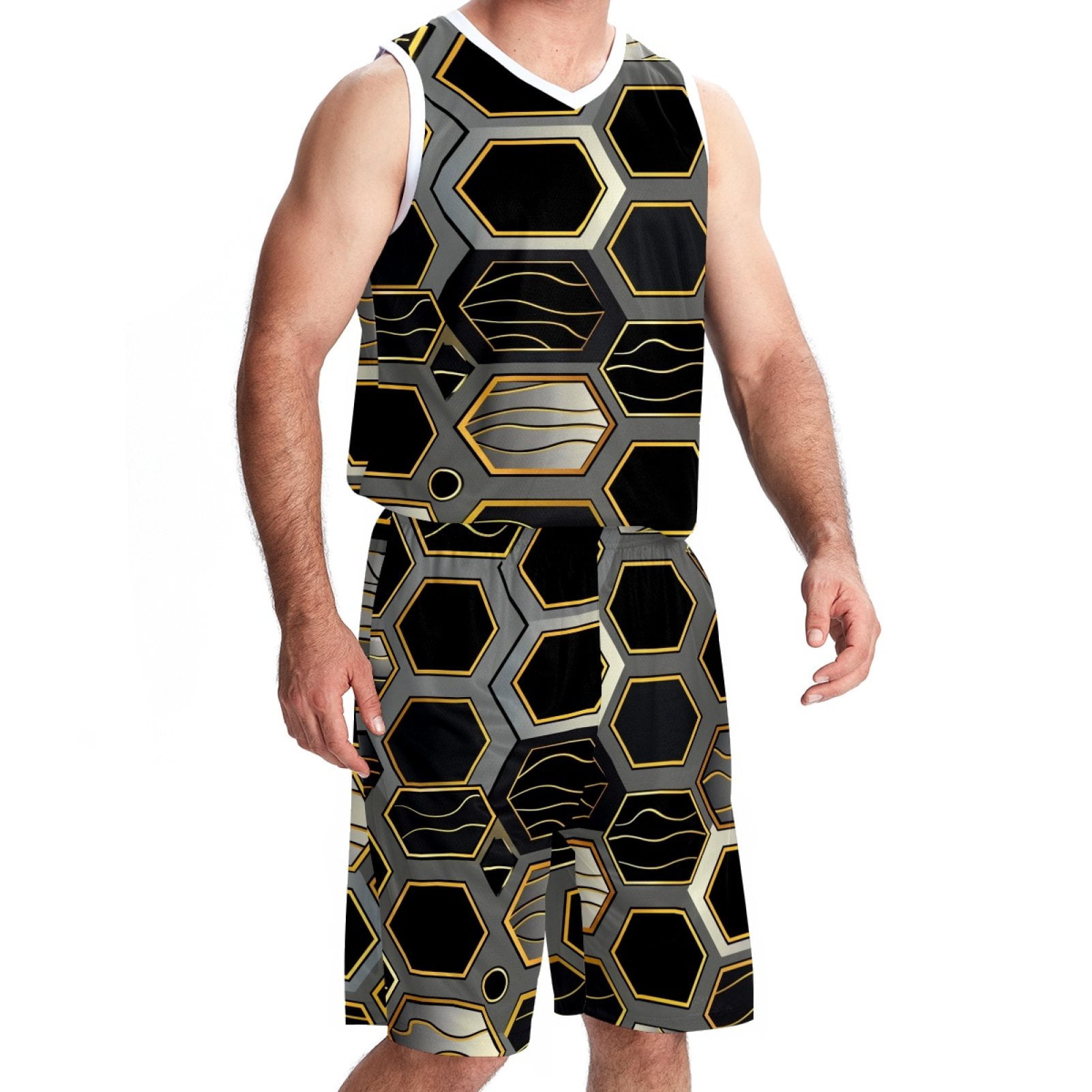 Basketball Jersey and Shorts, Personalized Jersey, Men's Lightweight