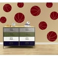 thumbnail image 1 of Basketball Kids Room Sports Decor Wall Decal Stickers [Set of 9], 1 of 4