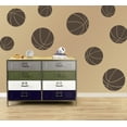 thumbnail image 1 of Basketball Kids Room Sports Decor Wall Decal Stickers [Set of 9], 1 of 4