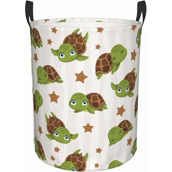 Basketball Laundry Hamper Large Collapsible Laundry Baskets with Handles Easy Carry Round Storage Basket Dirty Clothes Hamper Blanket Basket for College Dorms Bedroom Toy