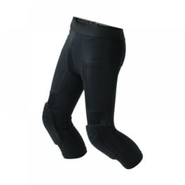 Youth Boys Basketball Compression Pants with Knee Pads 3 4 Capri Padded Sport Tights Athletic Workout Leggings Walmart
