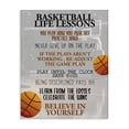 thumbnail image 1 of Stupell Industries Eclectic Basketball Life Lessons Canvas Art, 30 x 40, by Kim Allen, 1 of 8