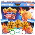thumbnail image 1 of Basketball Lollipop Rings, Birthday Party Favor Candy, 18 Count, 7.61 Ounce Box, 1 of 7