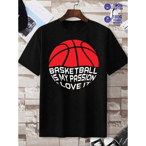 Basketball Love It men Exercise 180G 100% Cotton black Dumbbell basketball Fashion Unisex Shirt Graphic tshirts Original Unisex Shirt Graphic tshirts