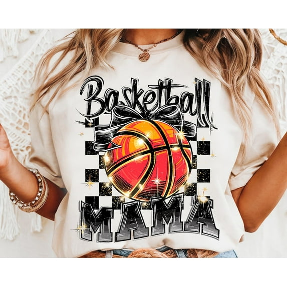 Basketball Mama T-Shirt, Retro Basketball Mom Design, Game Day Sports Mom Shirt
