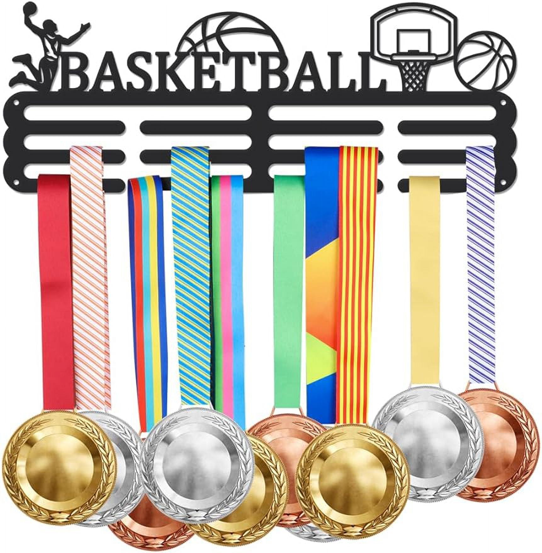 Basketball Medal Hanger Holder Display Male Sports Medals Display Rack