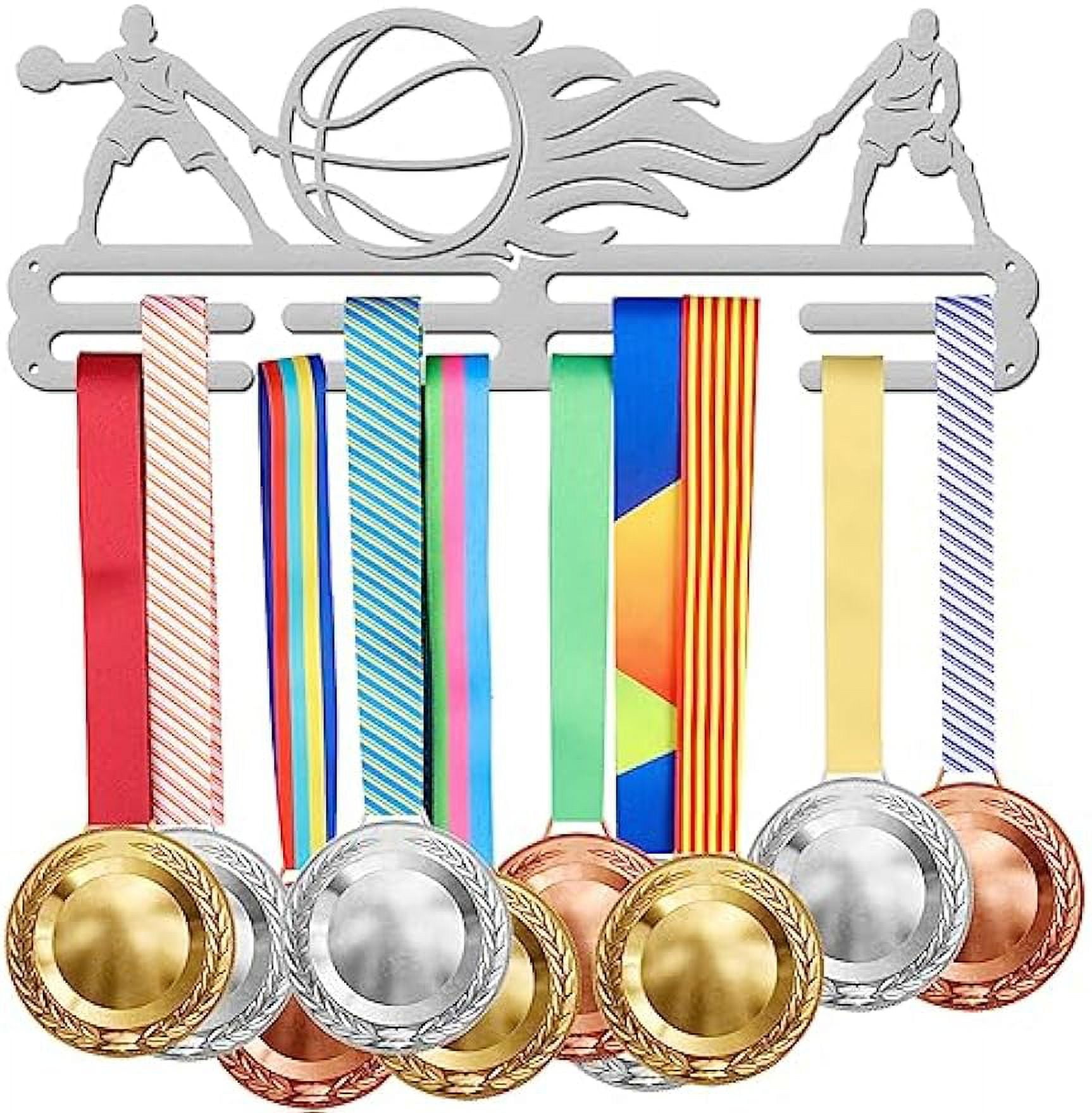 Basketball Medal Hanger Holder Display Platinum Medals Display Rack