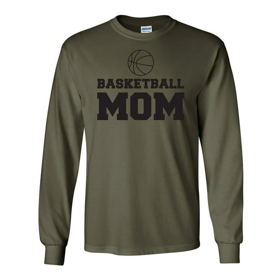 Basketball Mom Adult Long Sleeve T-shirt
