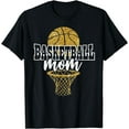 thumbnail image 1 of Basketball Mom Basket Hoop T-Shirt, 1 of 4