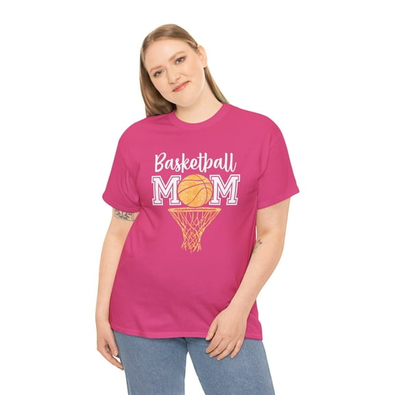 Basketball Mom Butterfly for mother's day gift Unisex Cotton Tee