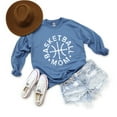 thumbnail image 1 of Basketball Mom Distressed | Sweatshirt, 1 of 5