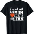 thumbnail image 1 of Basketball Mom Number One Fan Basketball Mothers JT Funny Creative Graphic T-Shirt, 1 of 3