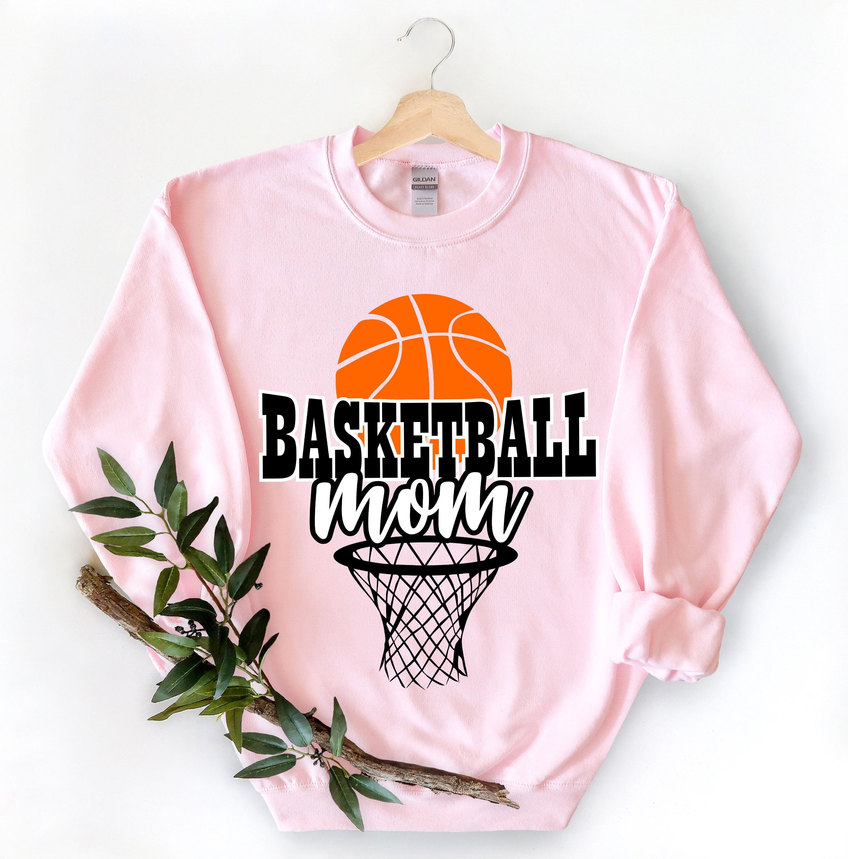 Women's Basketball Lover T-Shirt – Short Sleeve Casual Top, 60% Cotton 35% Polyester 5% Spandex, Basketball Mom Sports Gift - View #11