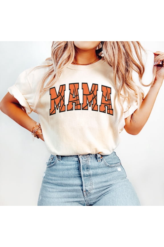 Basketball Mom Shirt For Basketball Mama, Basketball Season Tee, Sports Mom Tshirt, Team Mom Gift, Bball Game Day