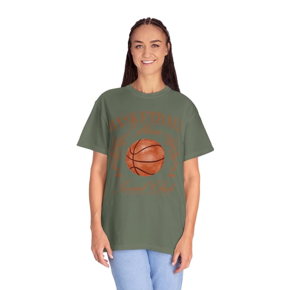 Basketball Mom Social Club Comfort Colors Unisex Shirt