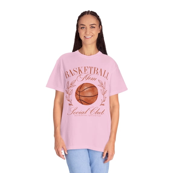 Basketball Mom Social Club Comfort Colors Unisex Shirt