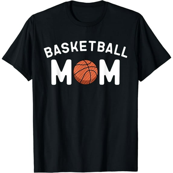 Basketball Mom Supportive Player Mama Mothers Day T-Shirt
